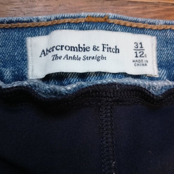 ABERCROMBIE & FITCH maternity the ankle straight jeans (12S/31) - Picture 9 of 15